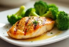 8 oz chicken breast protein